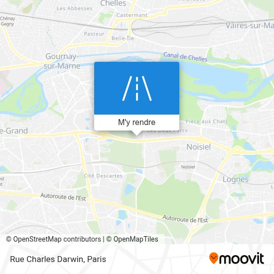 Rue Charles Darwin plan