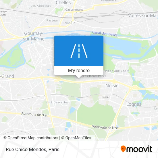 Rue Chico Mendes plan