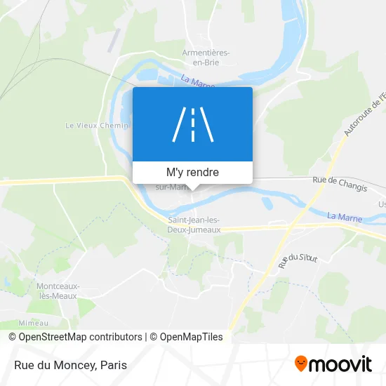 Rue du Moncey plan