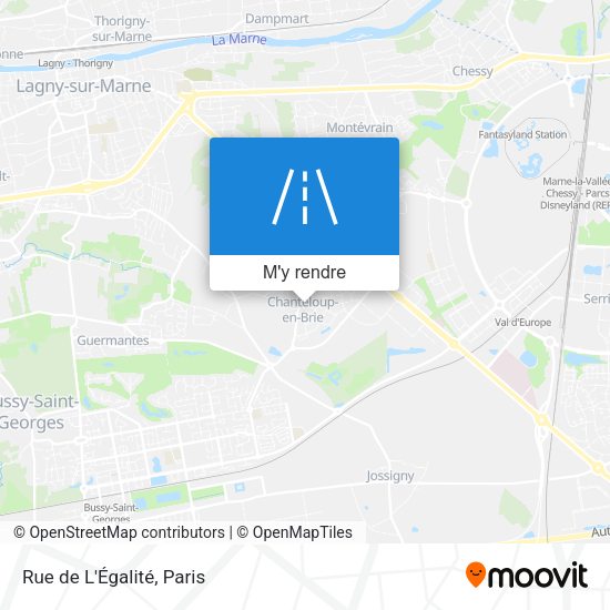 Rue de L'Égalité plan
