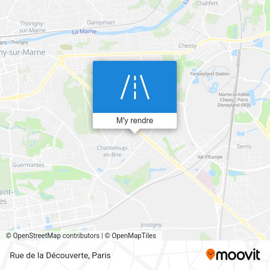 Rue de la Découverte plan