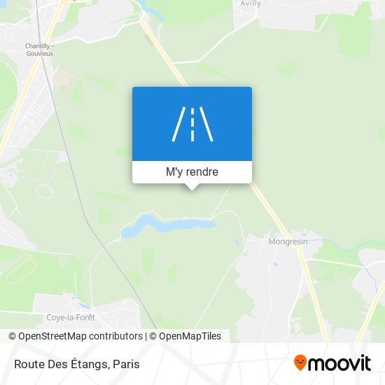 Route Des Étangs plan