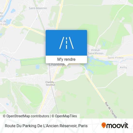 Route Du Parking De L'Ancien Réservoir plan
