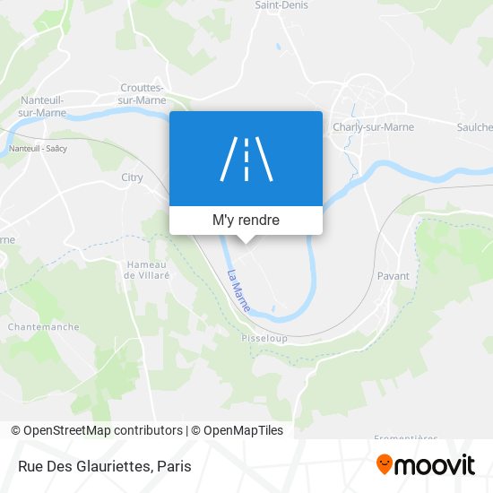 Rue Des Glauriettes plan