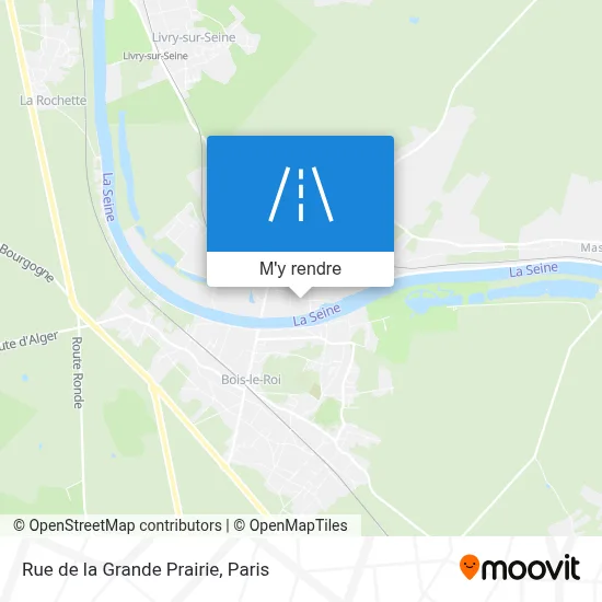 Rue de la Grande Prairie plan