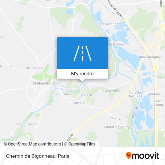 Chemin de Bigonneau plan
