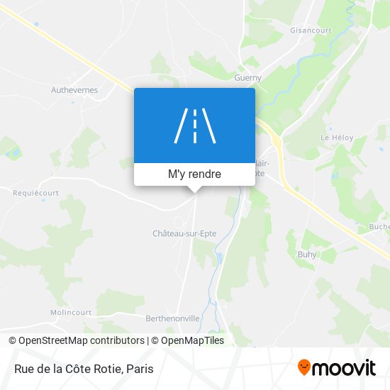 Rue De La Côte Rotie plan