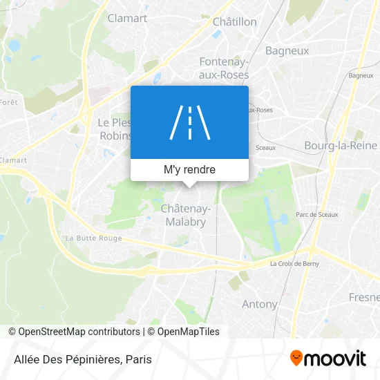 Allée Des Pépinières plan