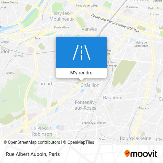 Rue Albert Auboin plan