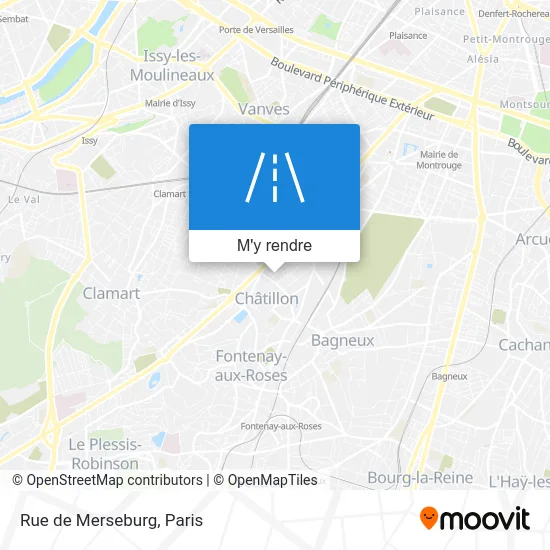 Rue de Merseburg plan