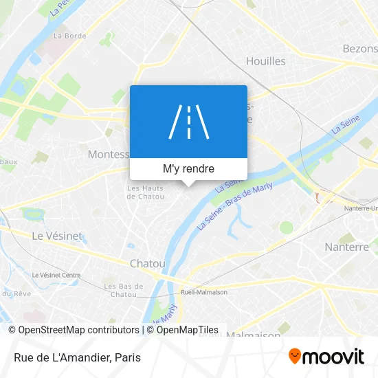 Rue de L'Amandier plan