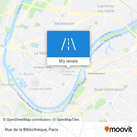 Rue de la Bibliothèque plan