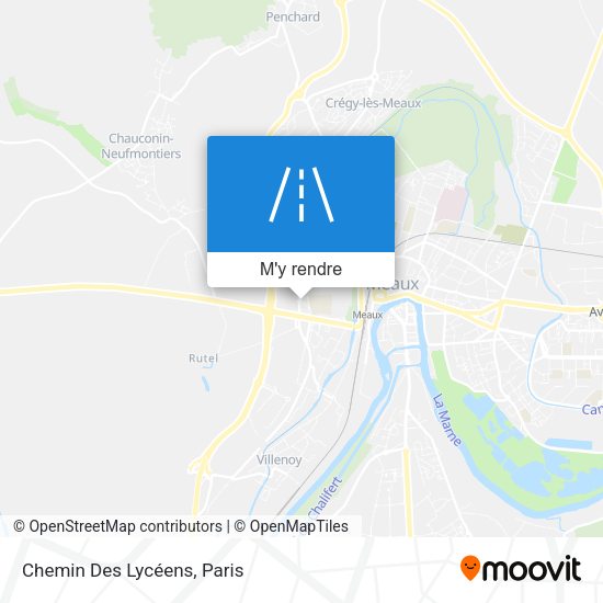 Chemin Des Lycéens plan