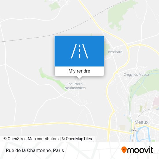 Rue de la Chantonne plan
