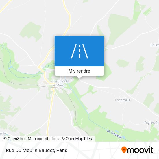 Rue Du Moulin Baudet plan