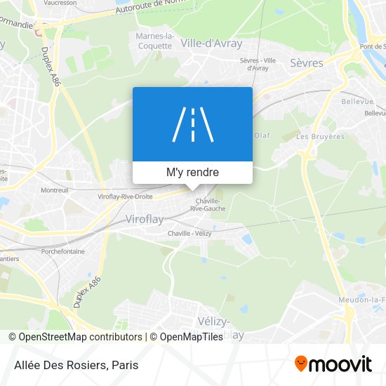 Allée Des Rosiers plan