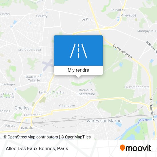 Allée Des Eaux Bonnes plan