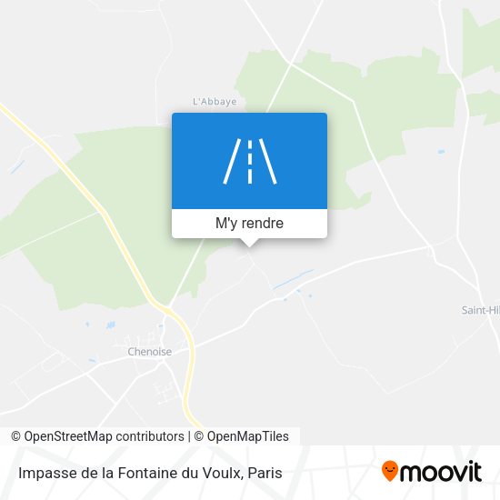Impasse de la Fontaine du Voulx plan