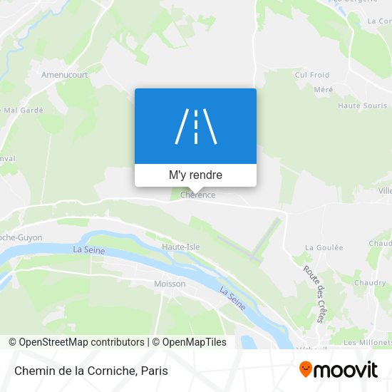 Chemin de la Corniche plan