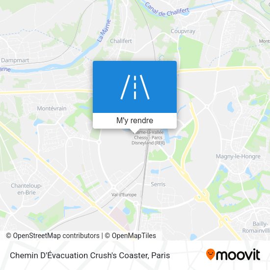 Chemin D'Évacuation Crush's Coaster plan