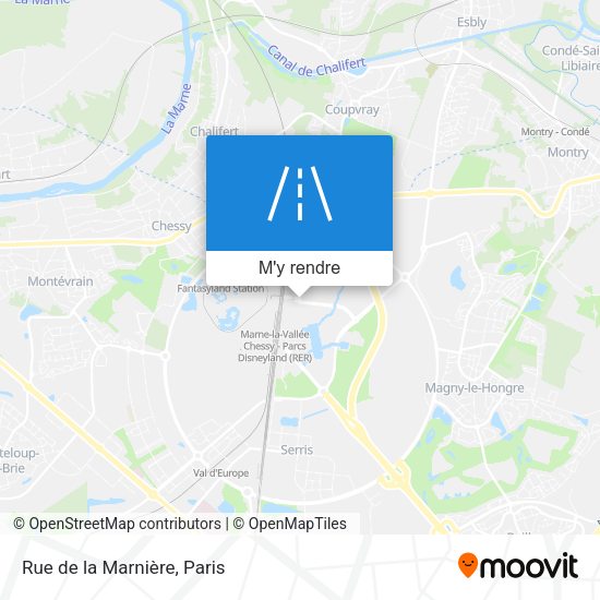 Rue de la Marnière plan