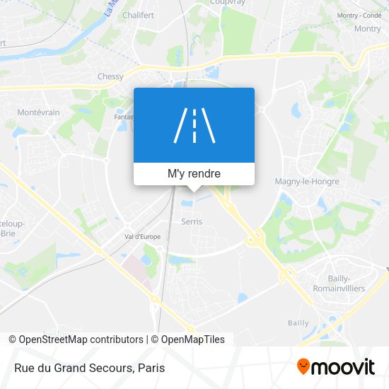Rue du Grand Secours plan