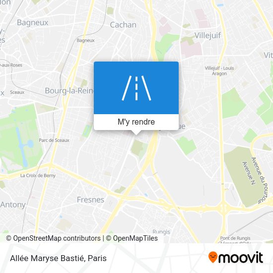 Allée Maryse Bastié plan
