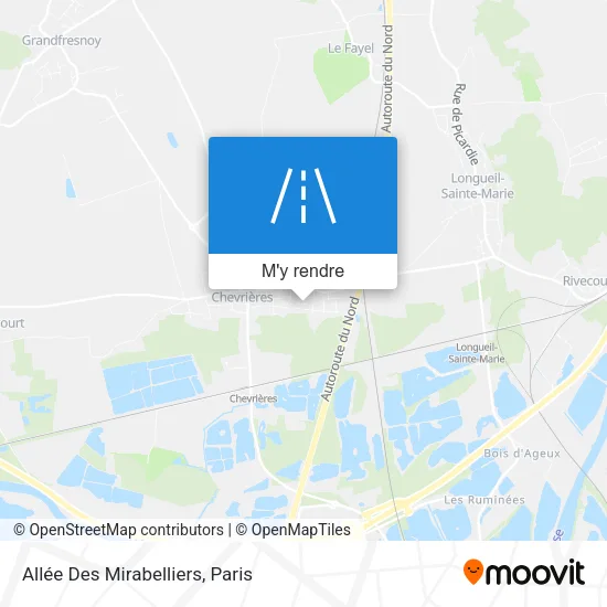Allée Des Mirabelliers plan