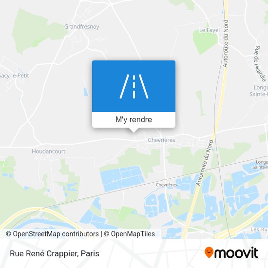 Rue René Crappier plan