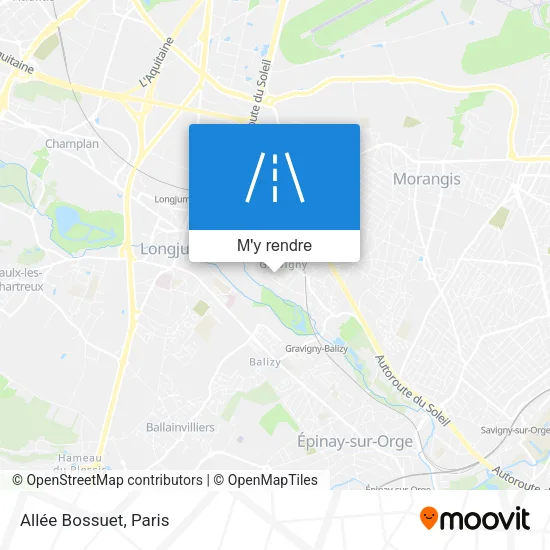 Allée Bossuet plan