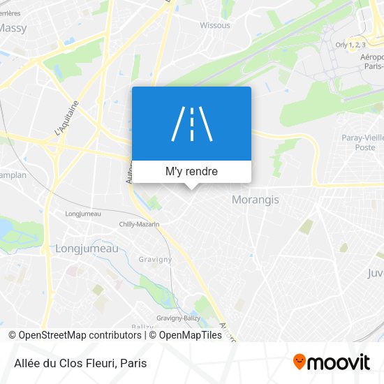 Allée du Clos Fleuri plan
