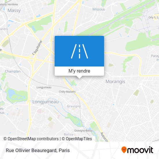 Rue Ollivier Beauregard plan