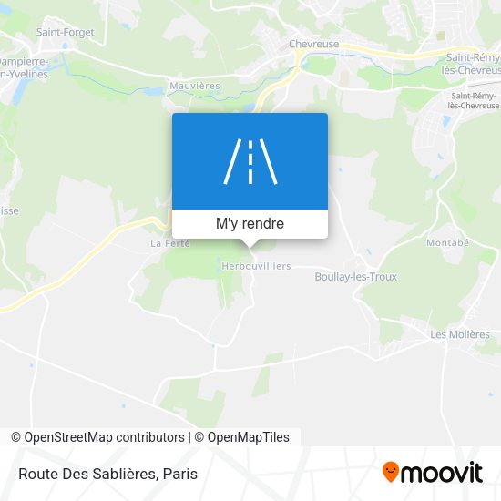 Route Des Sablières plan