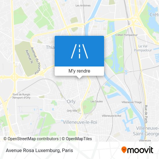 Avenue Rosa Luxemburg plan