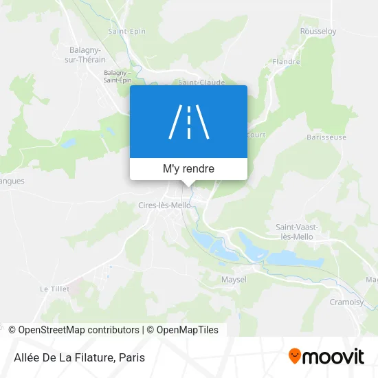 Allée De La Filature plan