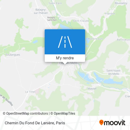 Chemin Du Fond De Lanière plan