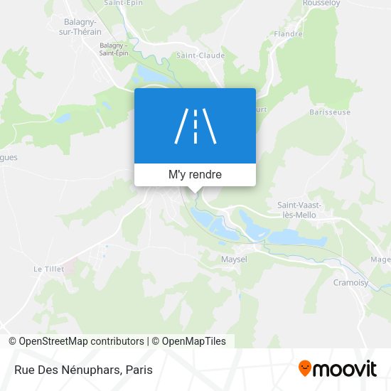 Rue Des Nénuphars plan