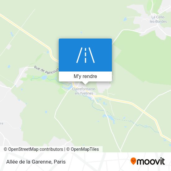 Allée de la Garenne plan