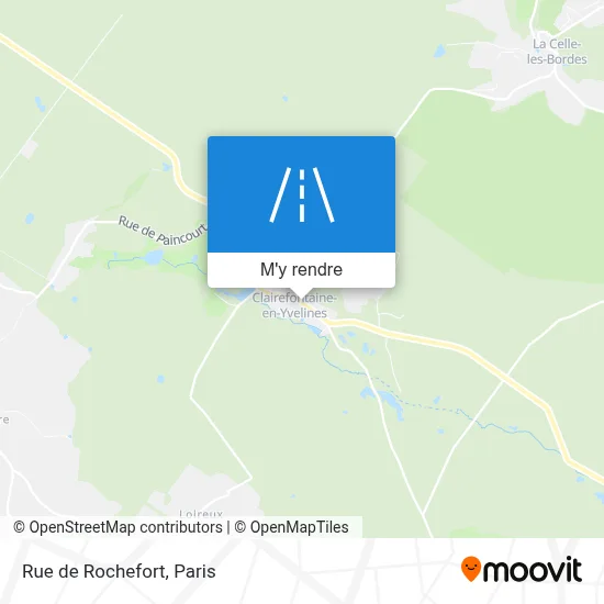 Rue de Rochefort plan