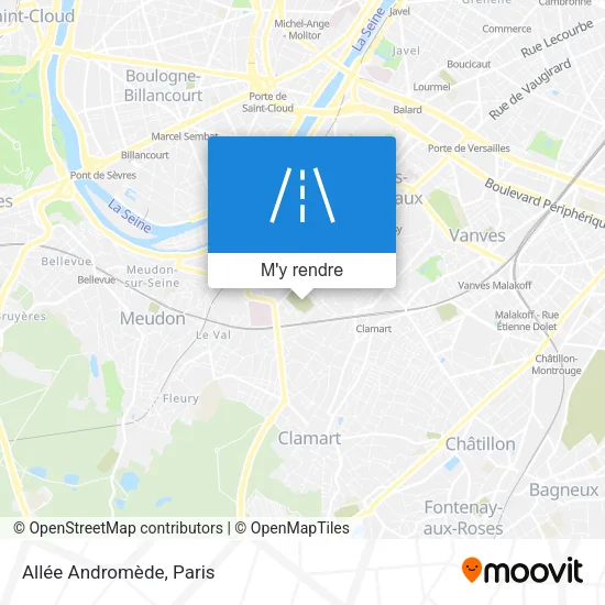 Allée Andromède plan