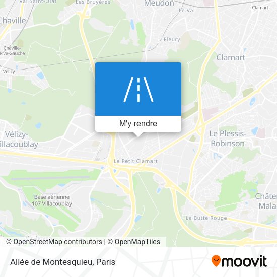 Allée de Montesquieu plan