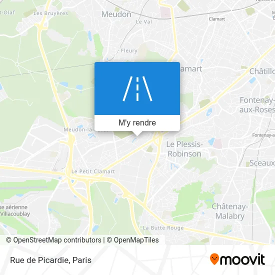 Rue de Picardie plan