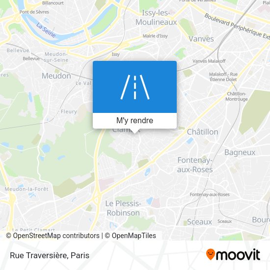 Rue Traversière plan