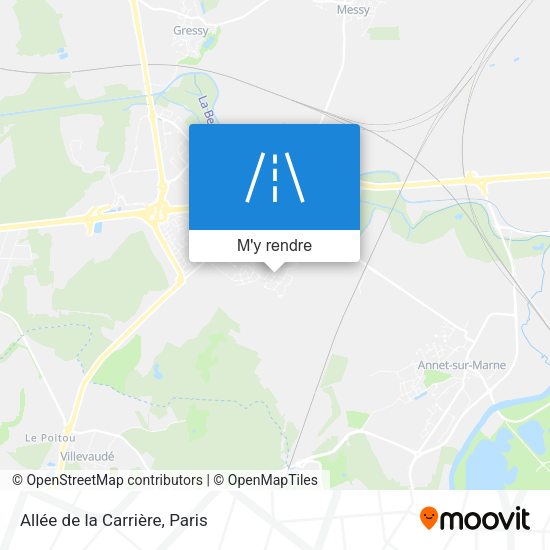 Allée de la Carrière plan