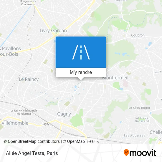 Allée Angel Testa plan