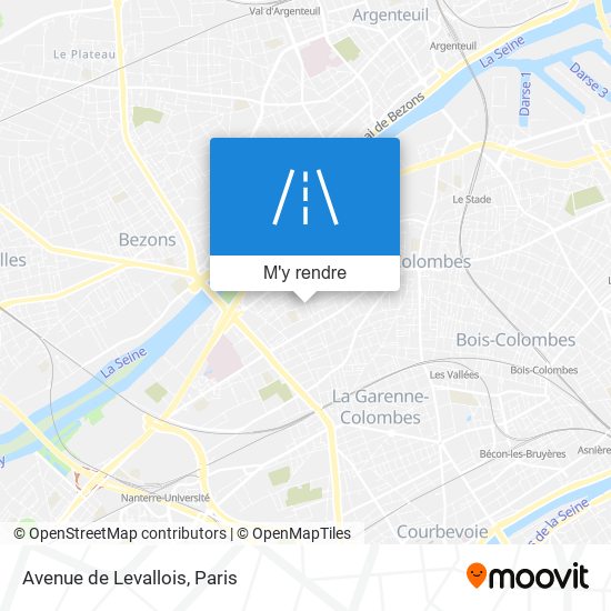 Avenue de Levallois plan