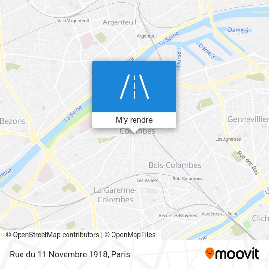 Rue du 11 Novembre 1918 plan