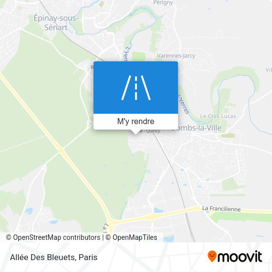 Allée Des Bleuets plan