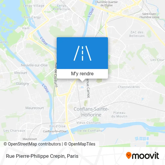 Rue Pierre-Philippe Crepin plan