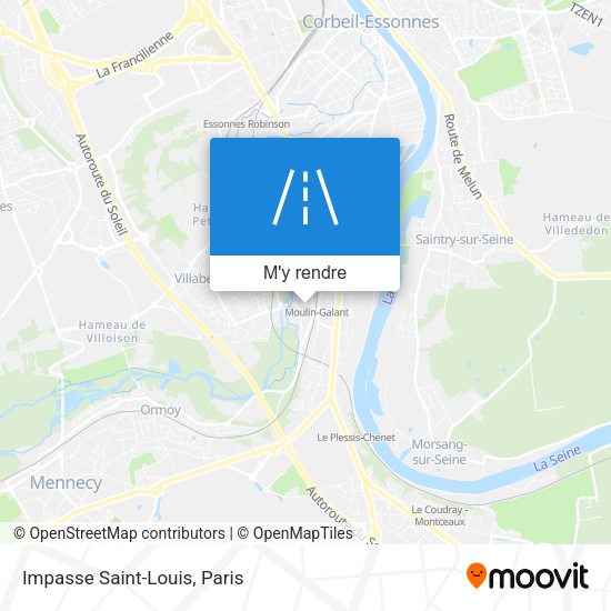 Impasse Saint-Louis plan